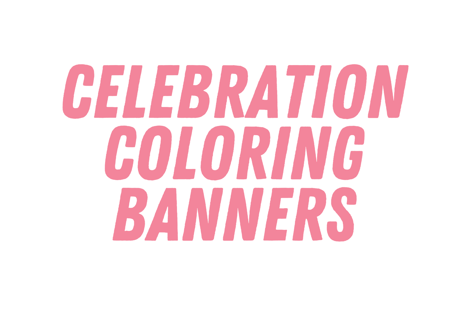 Celebration Coloring Banners